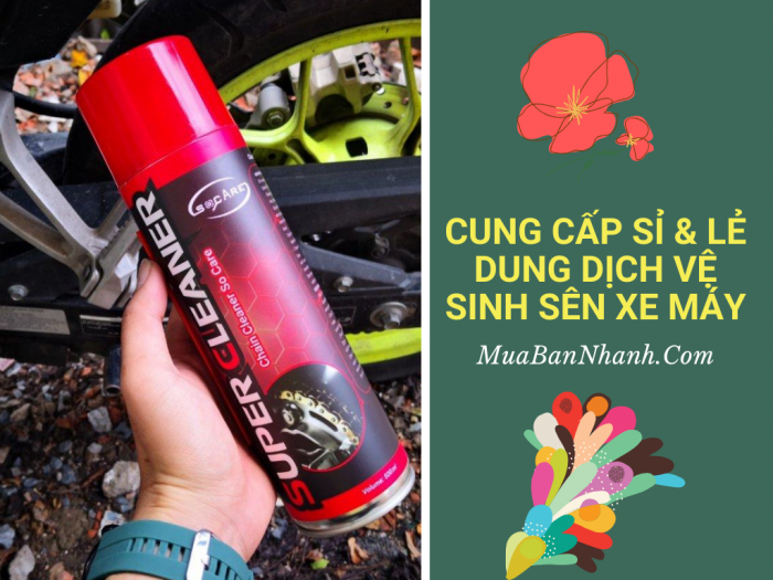 Cung cấp sỉ & lẻ chai dung dịch vệ sinh sên xe máy Exciter, Winner