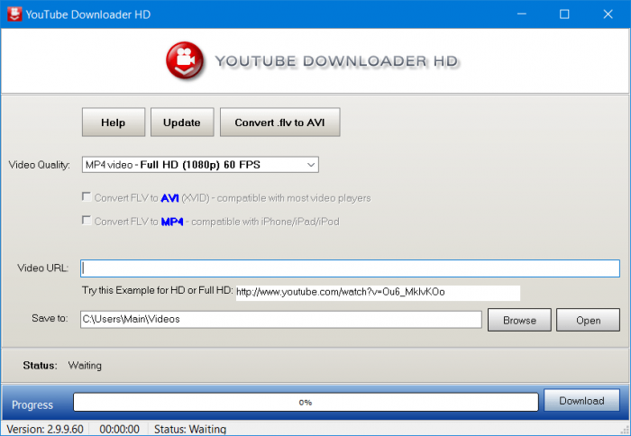 Youtube Downloader HD - Phần mềm download video trên Youtube