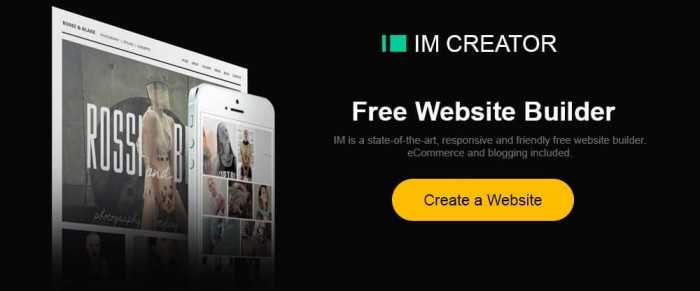 IM Creator - Phần mềm thiết kế website kéo thả không cần code
