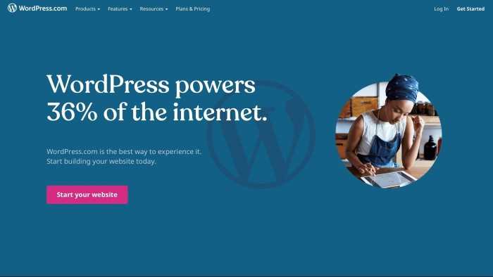 Wordpress.com - Phần mềm thiết kế website kéo thả không cần code