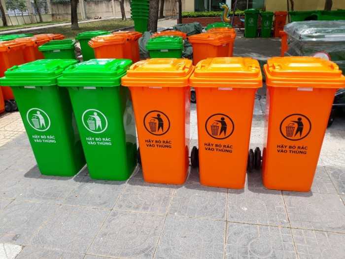 Thùng đựng rác nhựa, thùng đựng rác loại lớn, thùng đựng rác Duy Tân, thùng đựng rác giúp phân loại rác thải tại MuaBanNhanh
