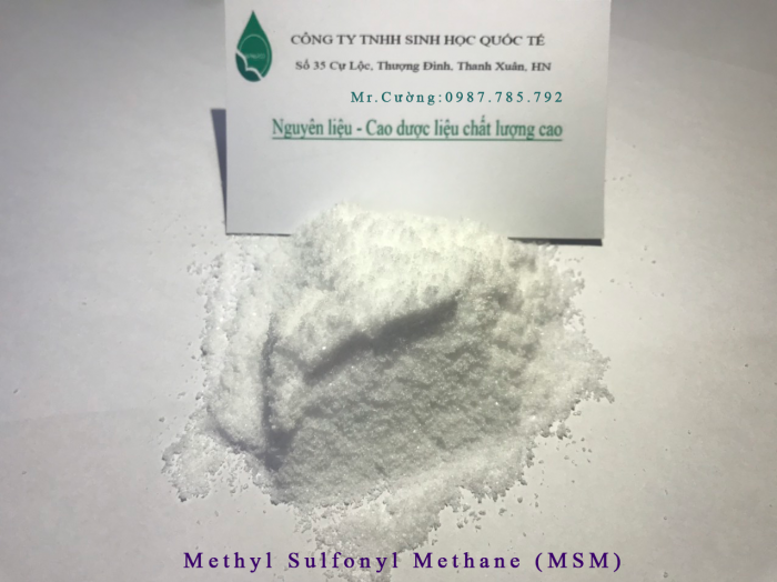 Methyl Sulfonyl Methane, MSM là gì?