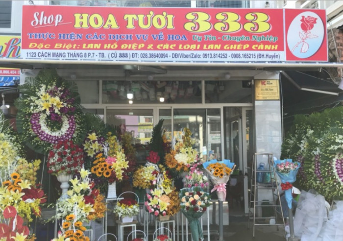 Shop hoa tươi Cách Mạng Tháng Tám, Tân Bình, TPHCM
