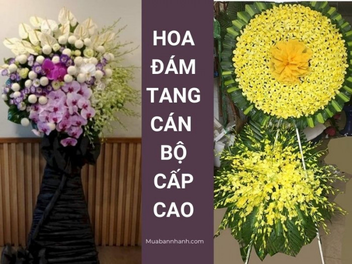 Điện vòng hoa viếng đám tang cán bộ, công chức, viên chức - Vòng hoa viếng lễ tang cấp cao
