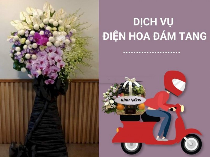 Dịch vụ điện hoa đám tang, chia buồn, tang lễ, phúng viếng TPHCM - Gởi hình trước, giao liền tận nơi, thu tiền tận nhà