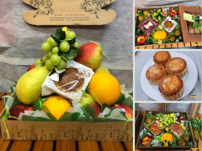 Quà tặng Trung thu cho khách hàng mùa COVID-19: set hoa quả nhập khẩu cao cấp mix bánh trung thu, giao nhận tận nhà tại TPHCM