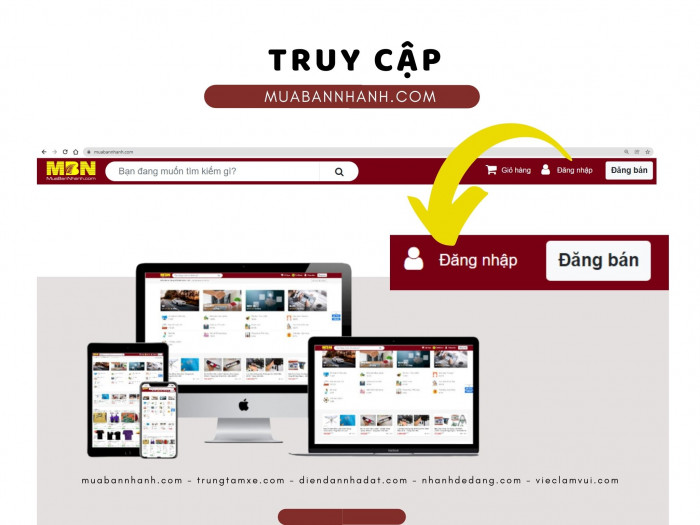 Hướng dẫn tạo tài khoản và đăng nhập MuaBanNhanh.com