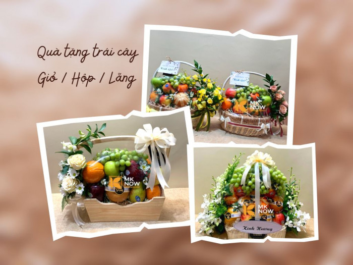 Top 10 shop bán giỏ trái cây, hộp trái cây làm quà tặng tại TPHCM