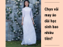 Chọn vải may áo dài học sinh bao nhiêu tiền? Các loại vải gấm, lụa, phi bóng trắng tại shop MuaBanNhanh