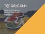 Đặt đồ ăn tổ chức tiệc Giáng sinh tại nhà TPHCM