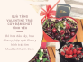 Quà tặng Valentine trái cây đậm chất tình yêu với bó hoa dâu tây, bó hoa cherry, hộp quà Cherry hình trái tim