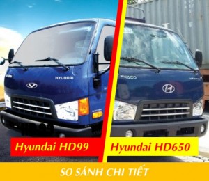 So Sánh Xe Tải Hyundai Hd99 Và Hyundai Hd650