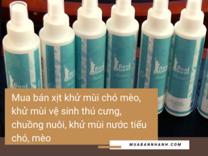 Mua bán xịt khử mùi chó mèo, khử mùi vệ sinh thú cưng, chuồng nuôi, khử mùi nước tiểu chó, mèo