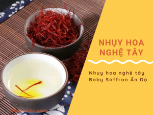 Nhụy hoa nghệ tây Baby Saffron Ấn Độ