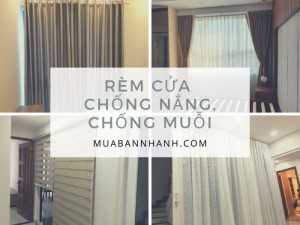 Mua rèm cửa sổ cuốn chống nắng phòng khách, chống muỗi phòng ngủ