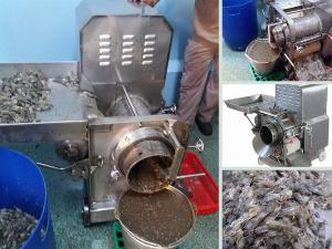 Bán máy nghiền đầu tôm xương cá nguyên liệu hải sản công suất nhỏ, xay nghiền siêu nhuyễn